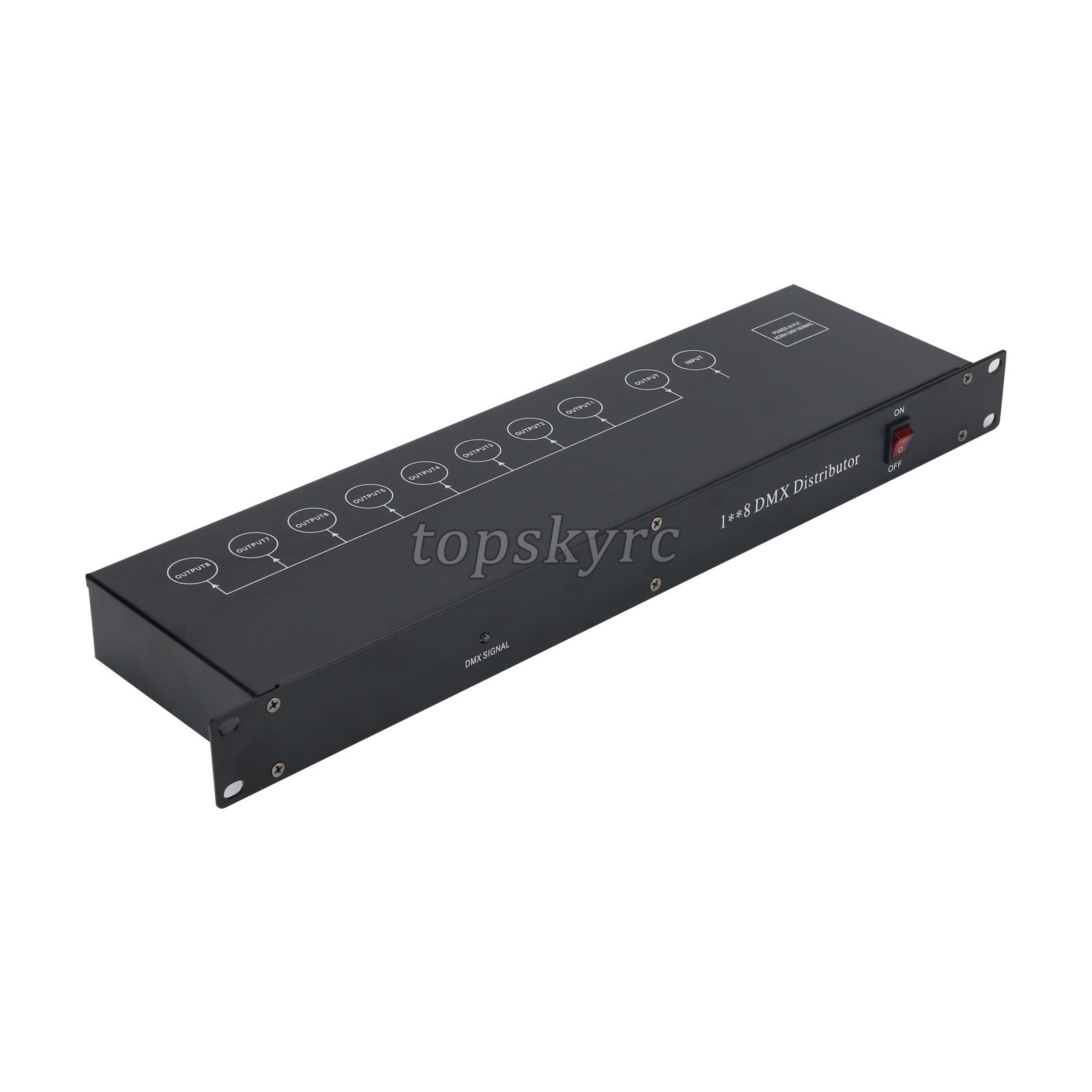 DMX Distributor DMX Amplifier DMX Splitter Standard Version f/ Stage DMX512 8CH
