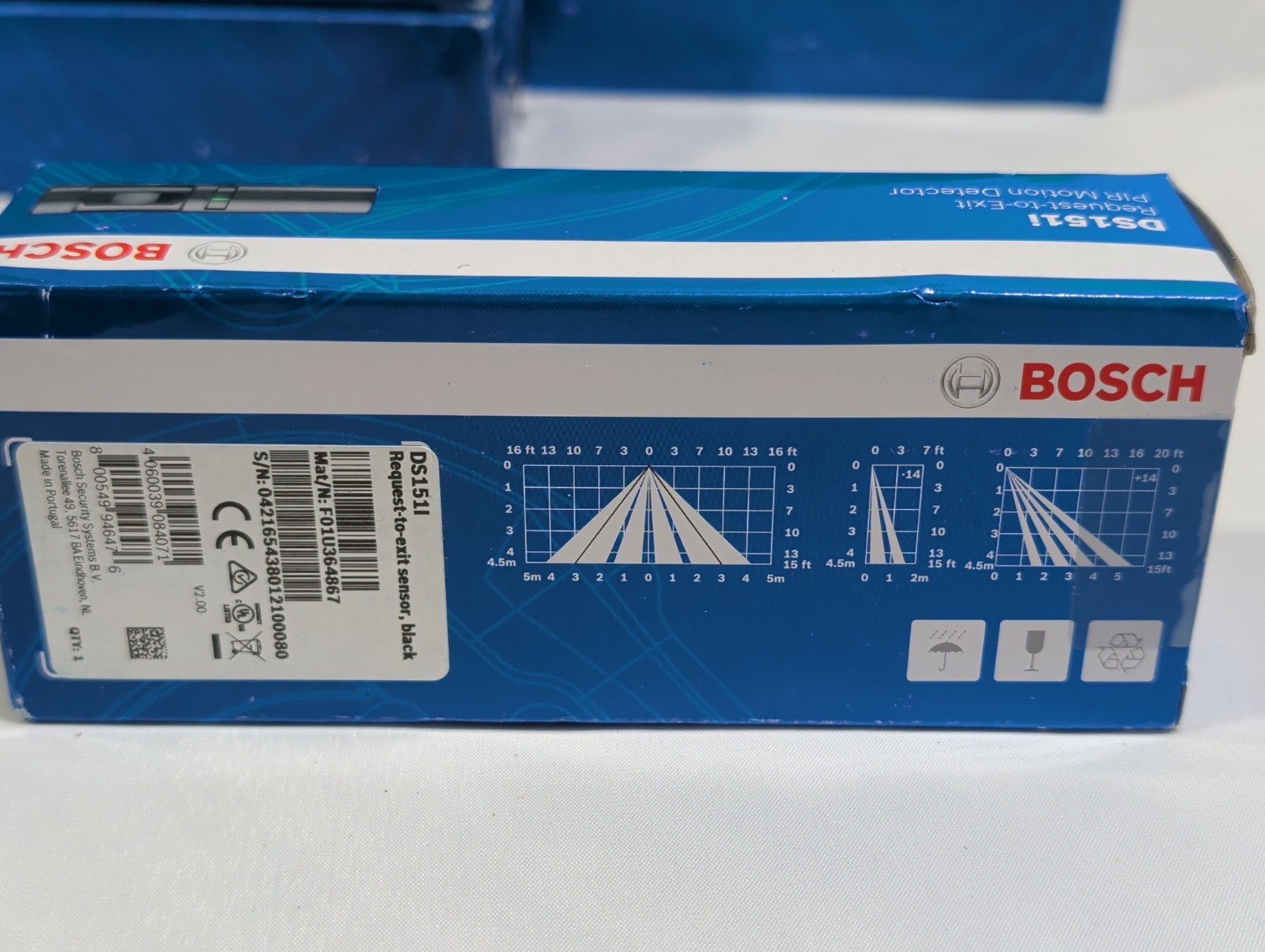 Bosch DS151i Request To Exit Sensor Passive Infrared Motion Detector F01U364867