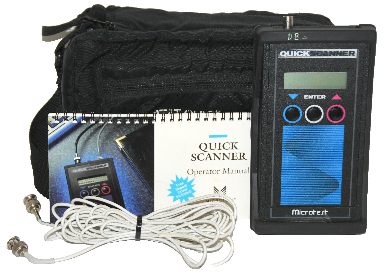 MicroTest Quick Scanner W/ Manual, Cables and Case