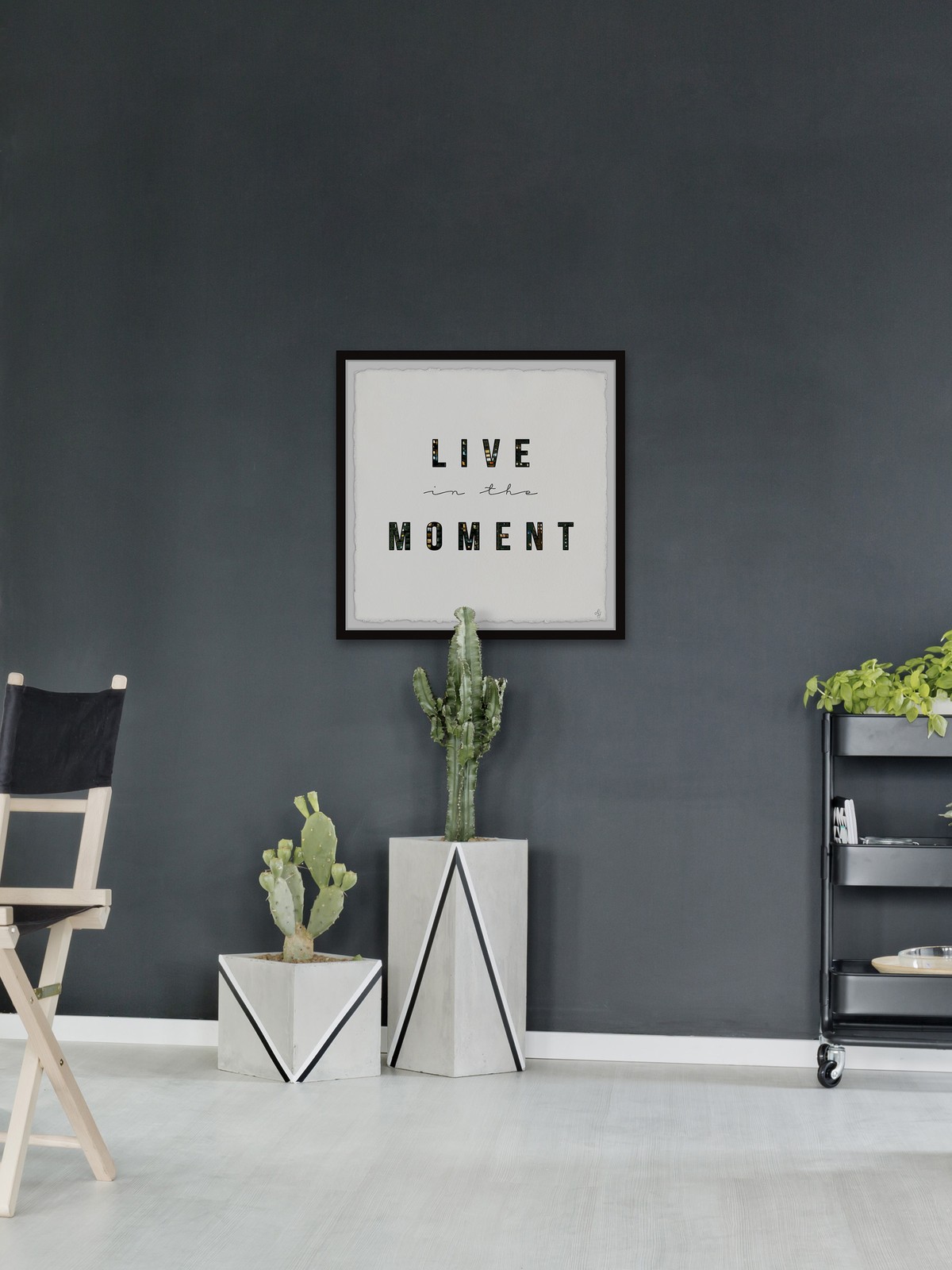 Marmont Hill Live in the Moment II Framed Painting Print 12x12