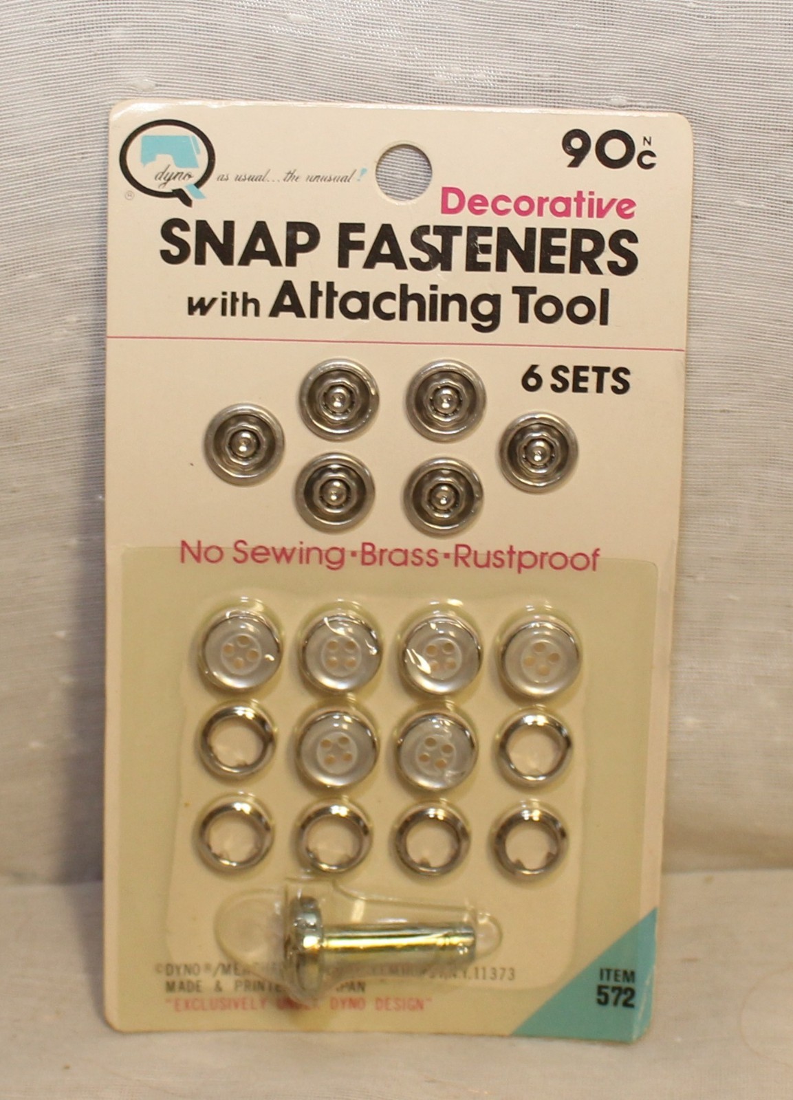 DYNO Snap Fastener Kit and Snap Fasteners with Attaching tool NEW
