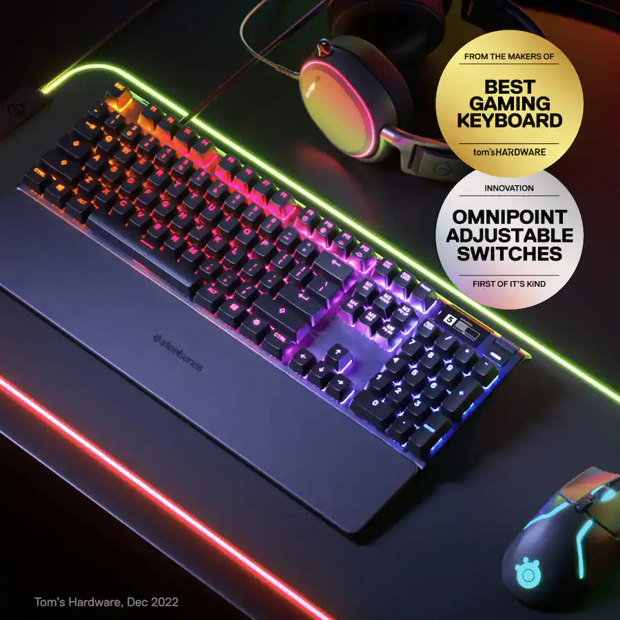 SteelSeries Apex Pro V2 Wired Mechanical OmniPoint HyperMagnetic Keyboard