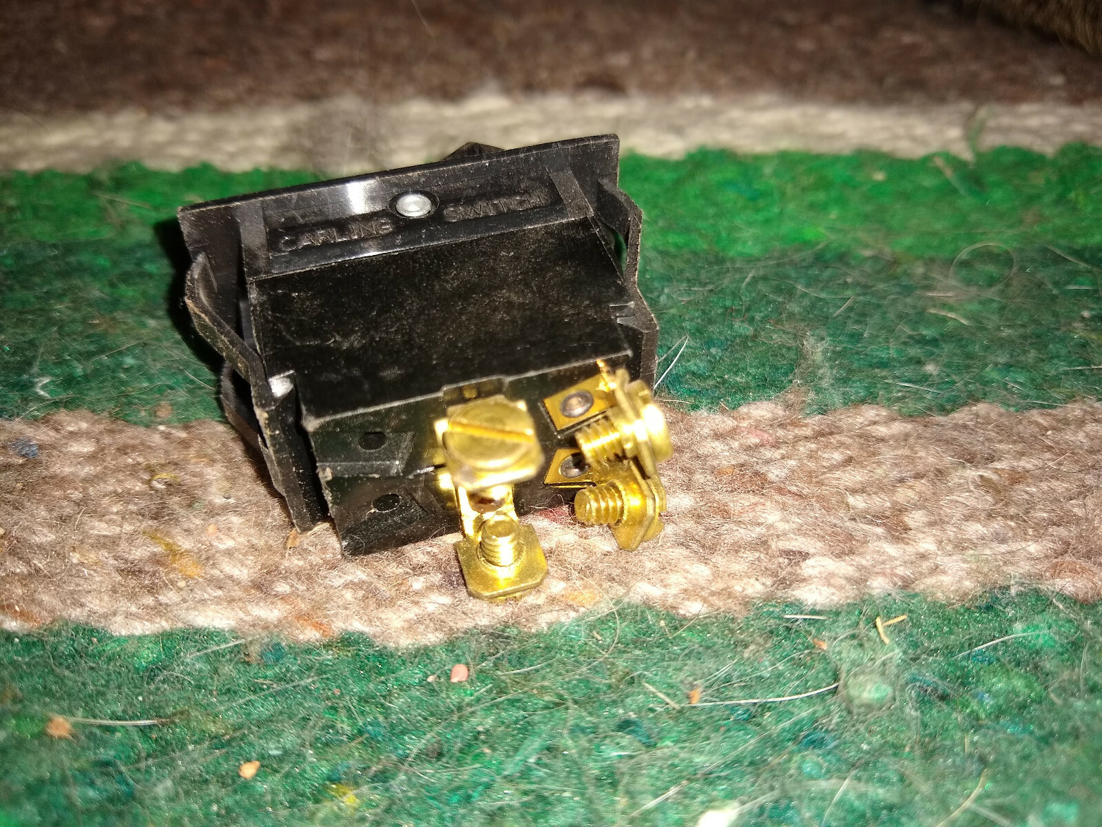 Carling 15A Rocker Switch Screw Terminal