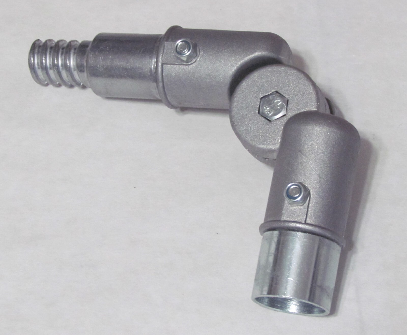 Metal Extension Pole Adapter - Euro  Internal Threads to Acme Male Threads. 2f