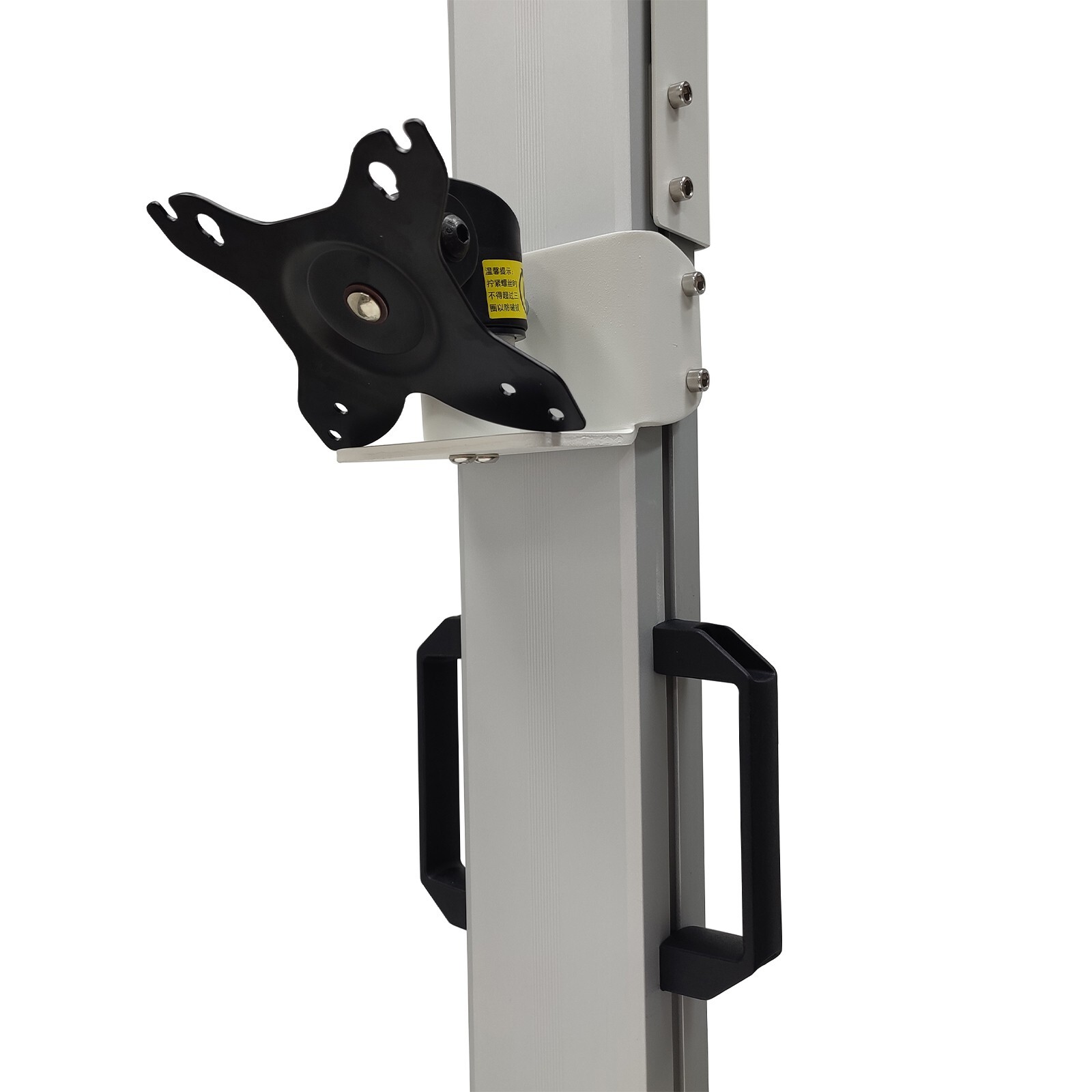 Floor Stand Movable Workbench Computer Cart Mobile Workstation Monitors Support