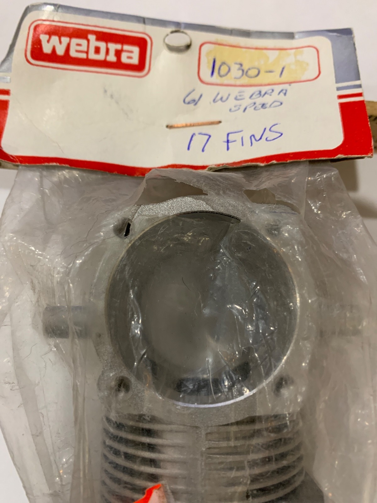 Webra Speed .61 Crankcase Engine Radio Control Airplane Part #1030-1 NOS HTF