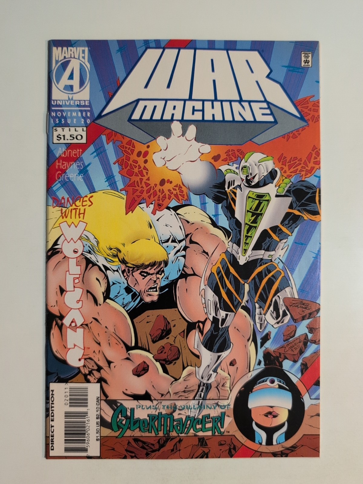 War Machine #20 A Little Muscle Dan Abnett Marvel Comics 1995