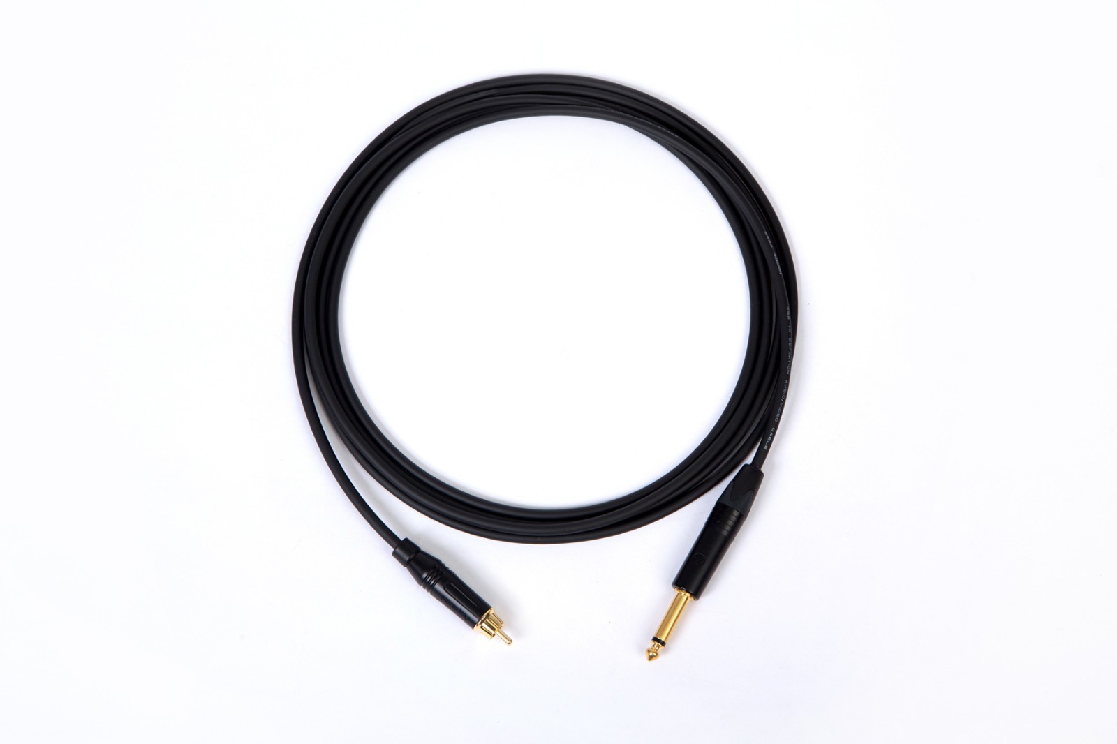 10' Mogami 2964 Amphenol RCA to 1/4" Unbalanced TS Mono Cable 10 Ft.