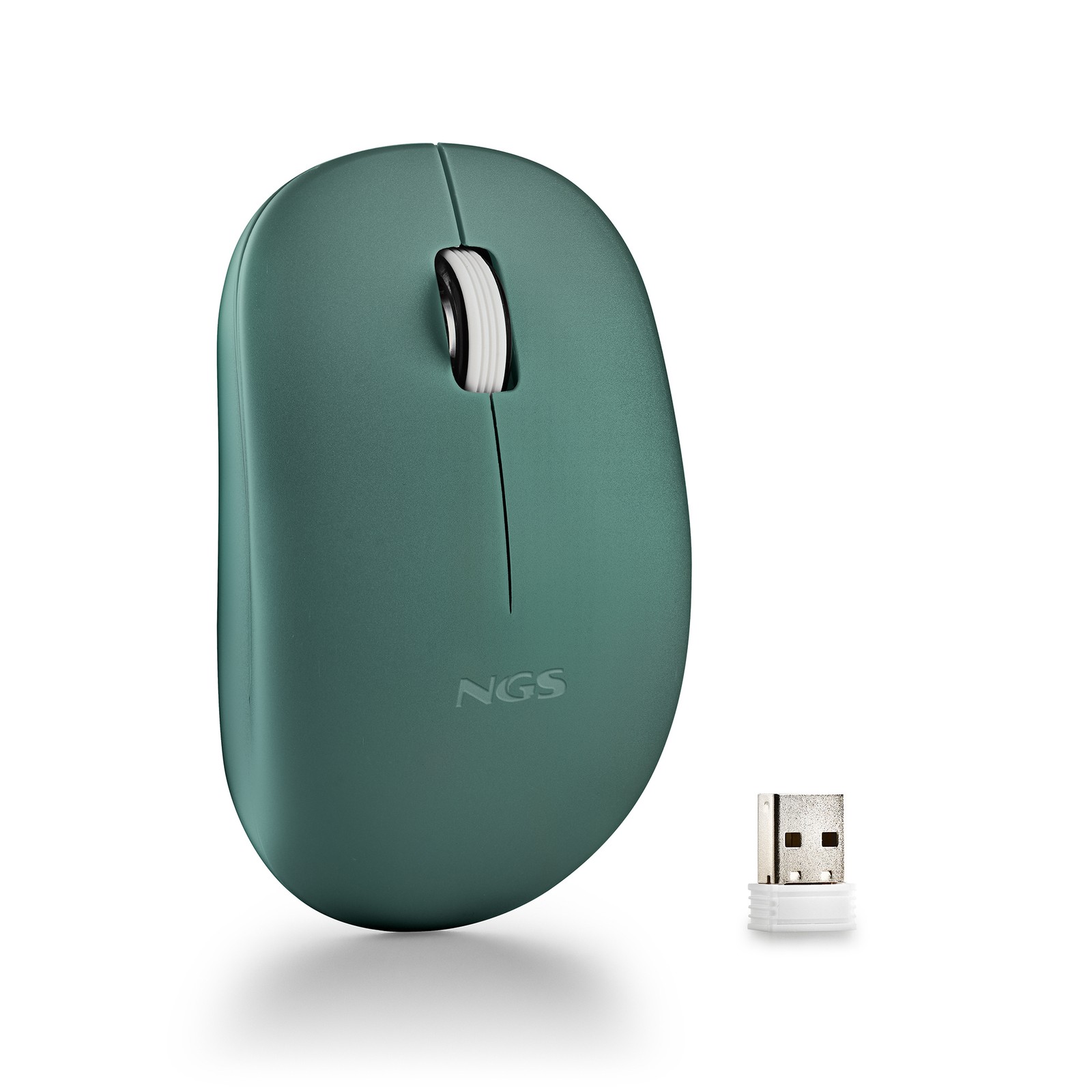 NGS Fog Pro, Wireless Ambidextrous Silent Optical Mouse, Green