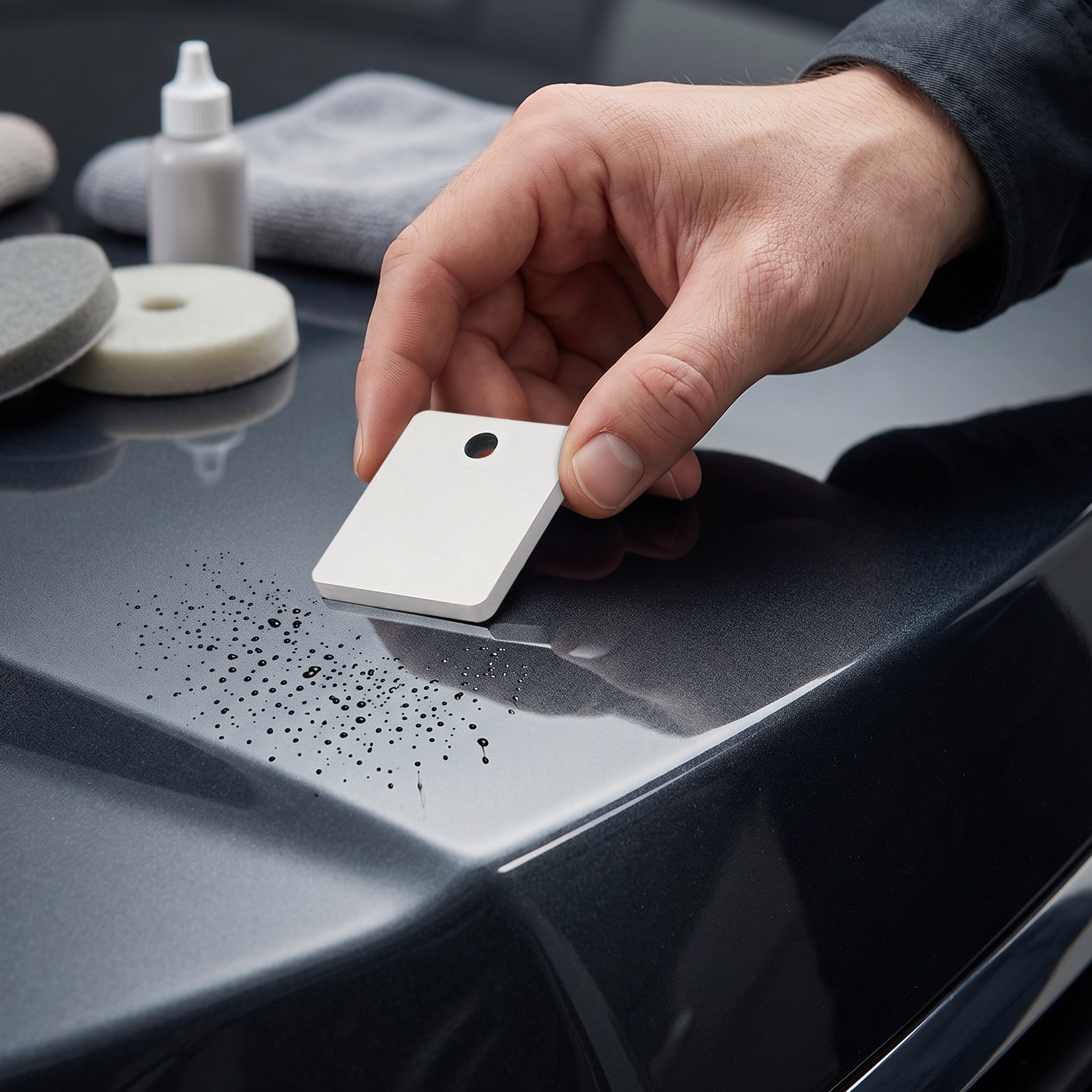 Car Spot Repair Scraper for Removing Dust Nibs, Overspray & Paint Imperfections
