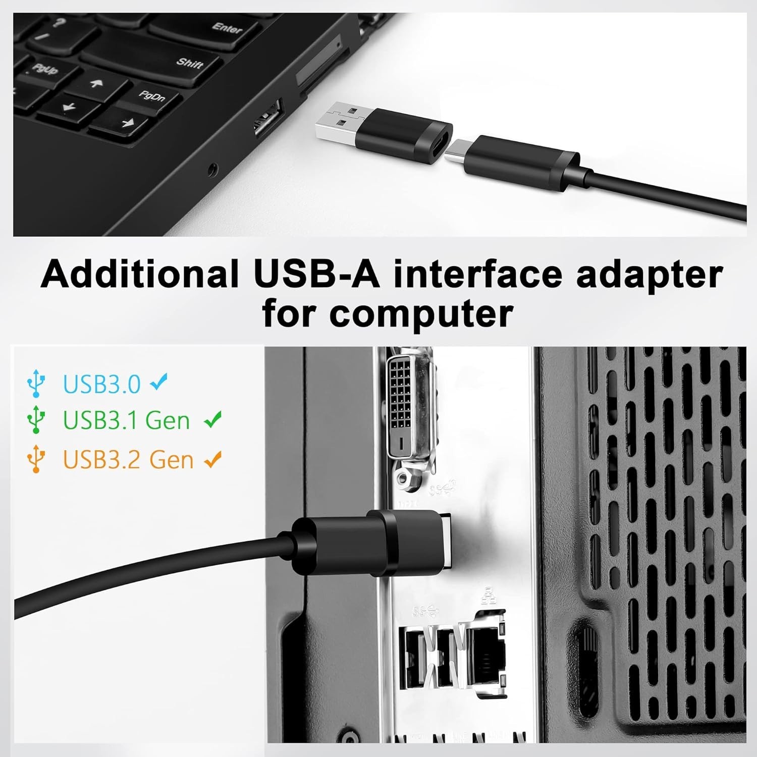 L-Shaped 16FT USB Link Cable for Seamless Quest 3/Pro VR Gaming Experience