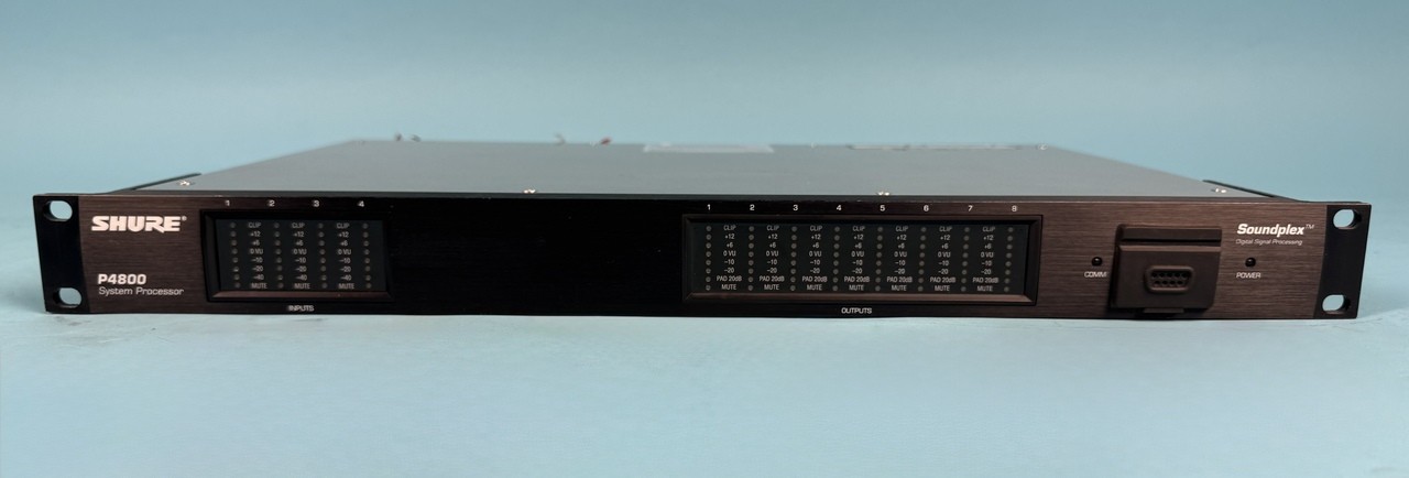 SHURE P4800 SYSTEM PROCESSOR: digital, audio, 4 input, 8 output |010-8871599