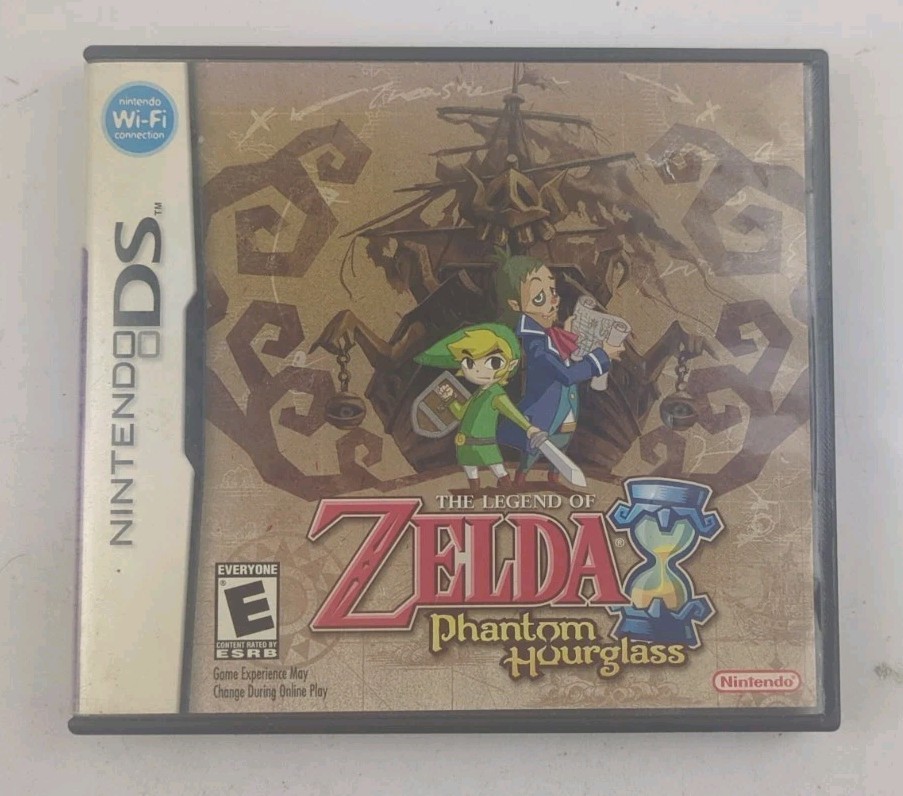 Legend of Zelda Phantom Hourglass Case Only Nintendo DS No Game/Manual Authentic