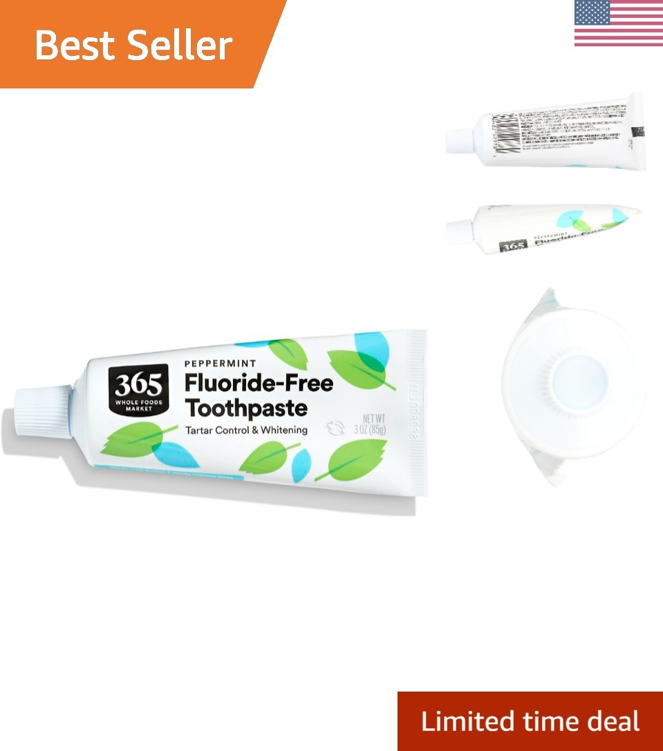 Fluoride Free Travel Toothpaste, 3 Ounce