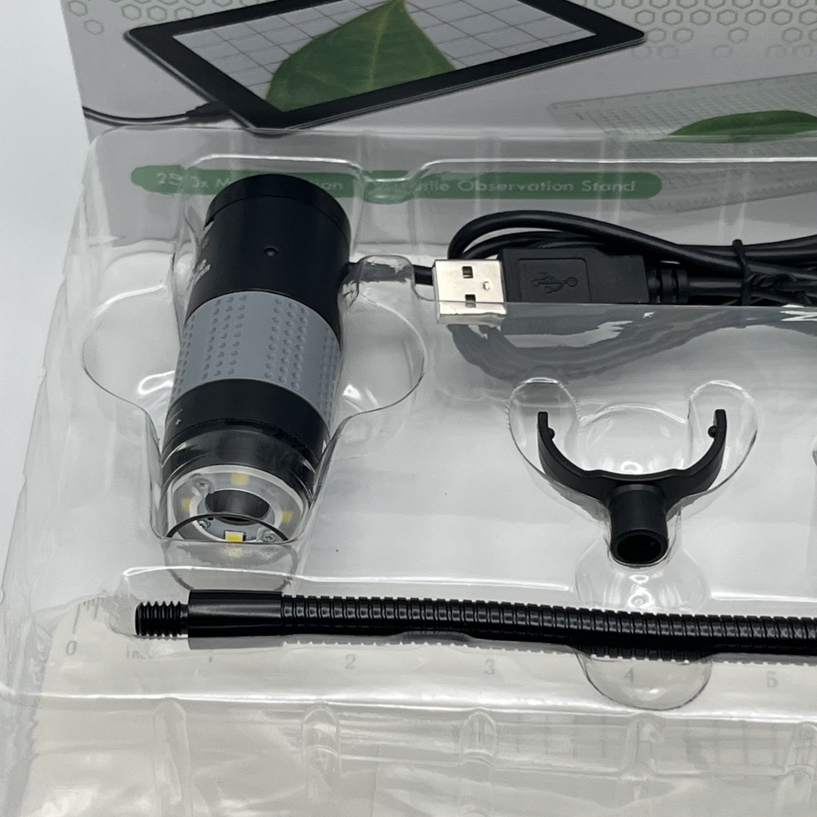 Digital Microscope Plugable with Flexible Arm Observation Stand ~ New