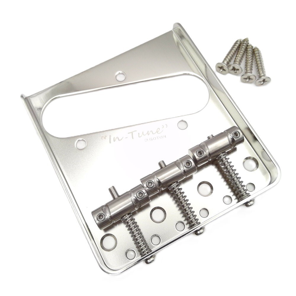 True Custom Shop® In-Tune Tele Bridge Titanium Saddles for Fender Telecaster