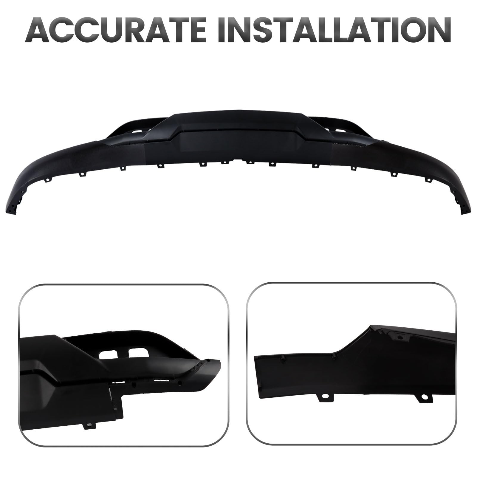 Front Bumper Lower Valance Compatible with Chevrolet Chevy Silverado 2016-201...