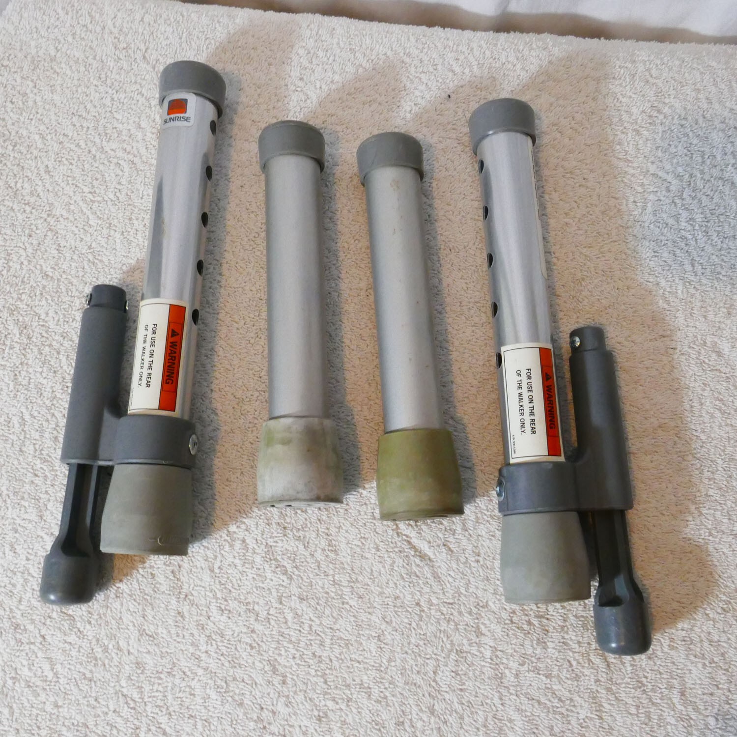 Guardian 7732 Walker? Crutch? Leg Replacements w/ Glide Caps - 4