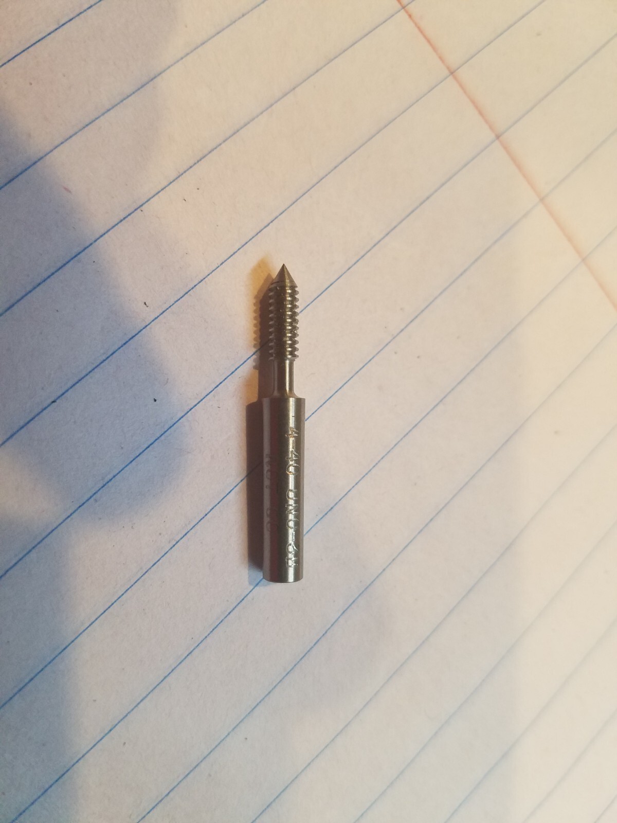 4-40 UNC-3B No Go Thread Gage