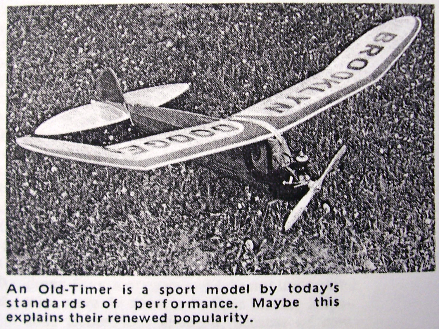 BROOKLYN DODGER PLAN + CONSTRUCTION ARTICLES for 55" OT FF or RC Model Airplane