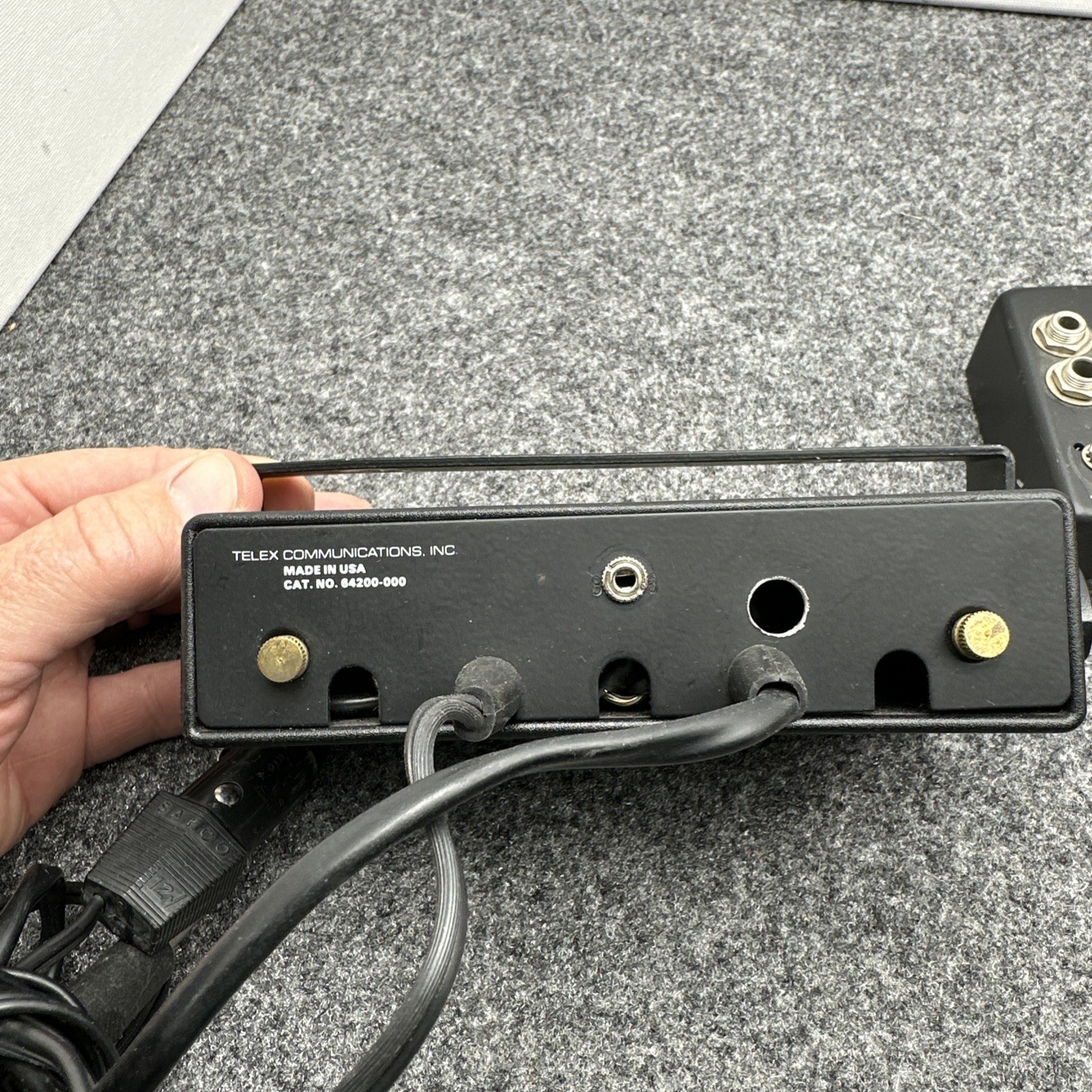 TELEX TC-200 AVIATION PILOT CO-PILOT INTERCOM UNIT With TC-400