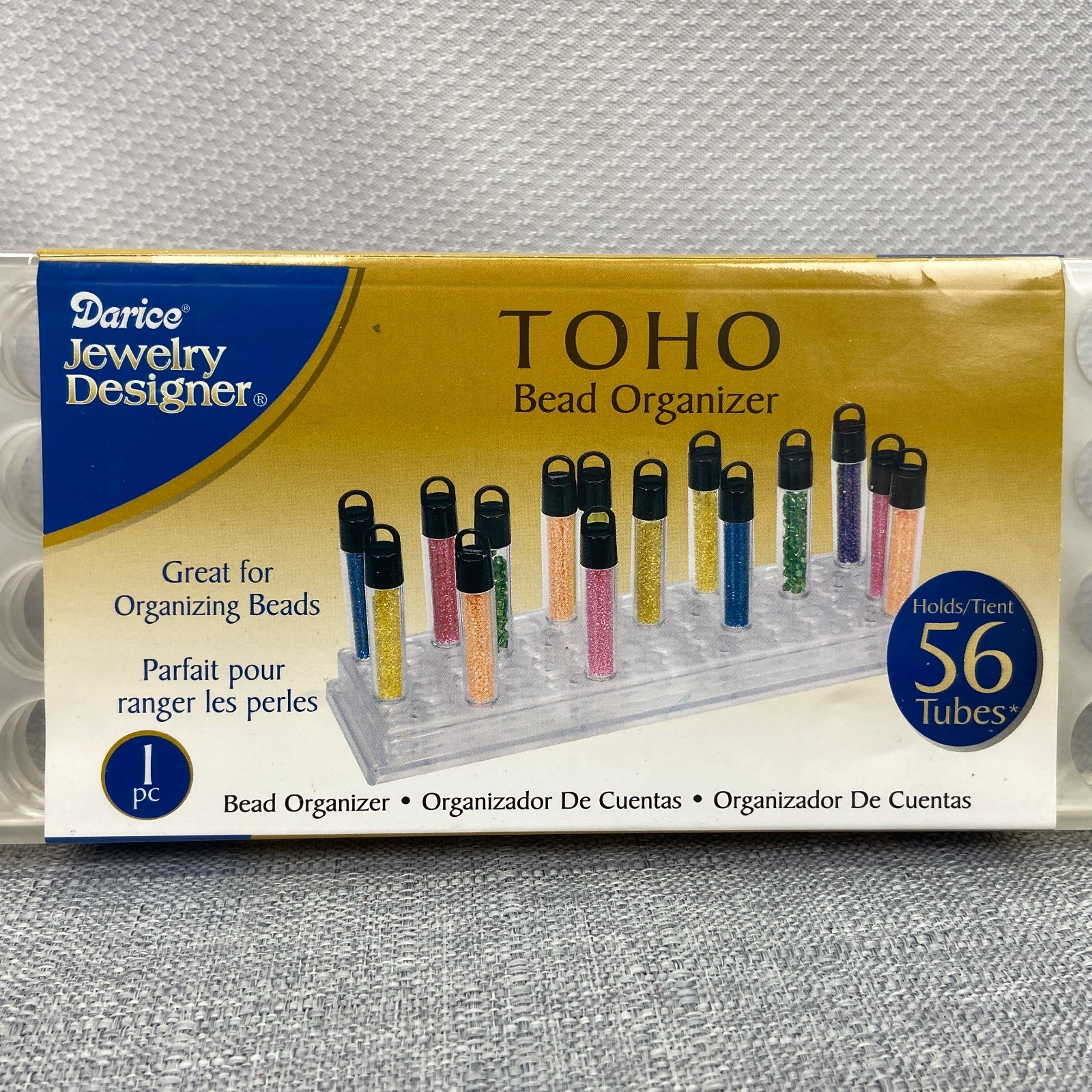 TOHO Bead Organizer for 56 Tubes - New Sealed