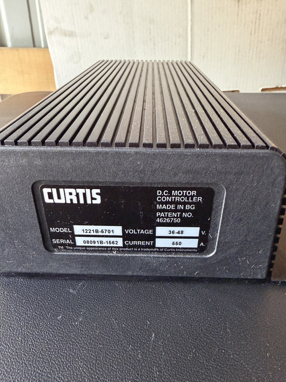 Curtis 1221B-5701 Controller 36-48V 550 Amp *Unknown Condition*