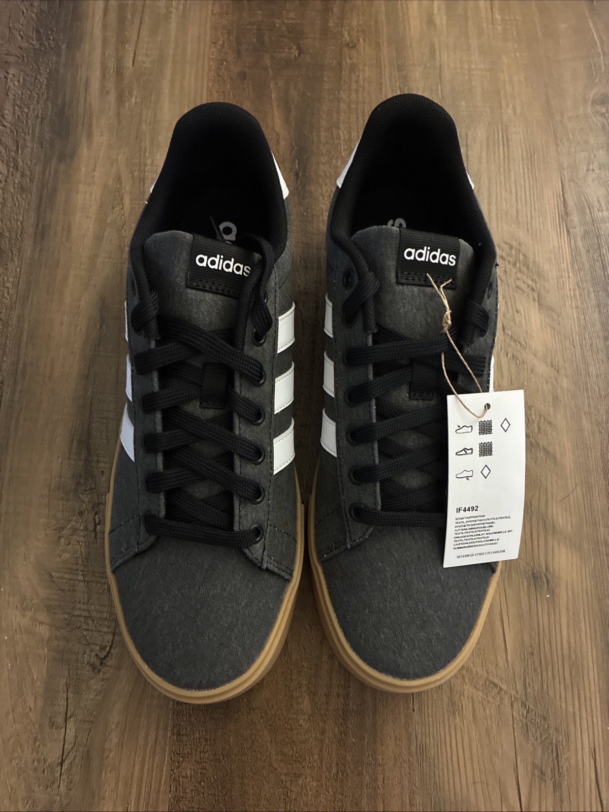 Adidas Daily 4.0 Core Black Cloud White Gum Men Size 7-13 Shoes IF4492