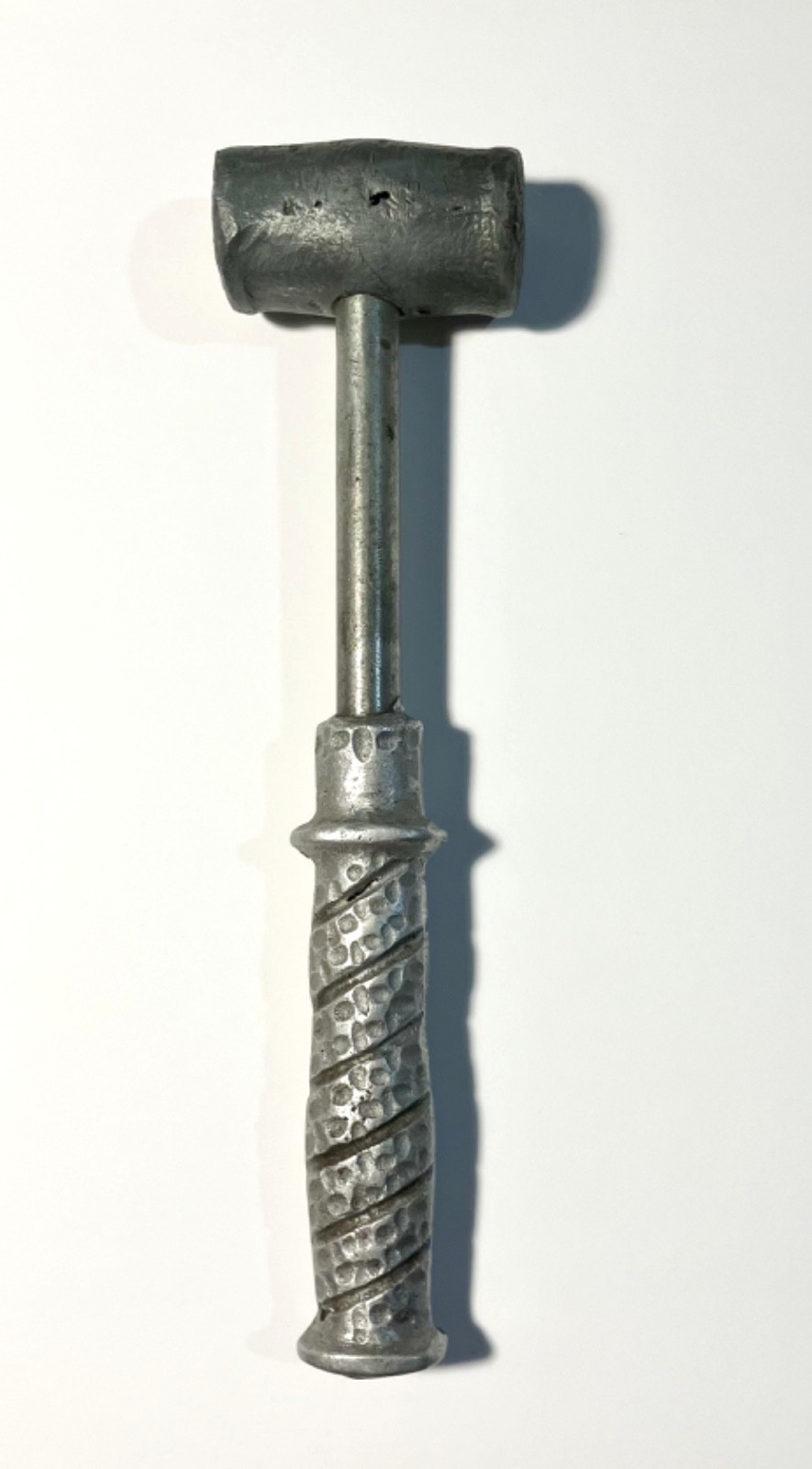 LEAD MALLET Vintage 7.5 inch Hammer Decorative Handle Very Unique USED 5 oz