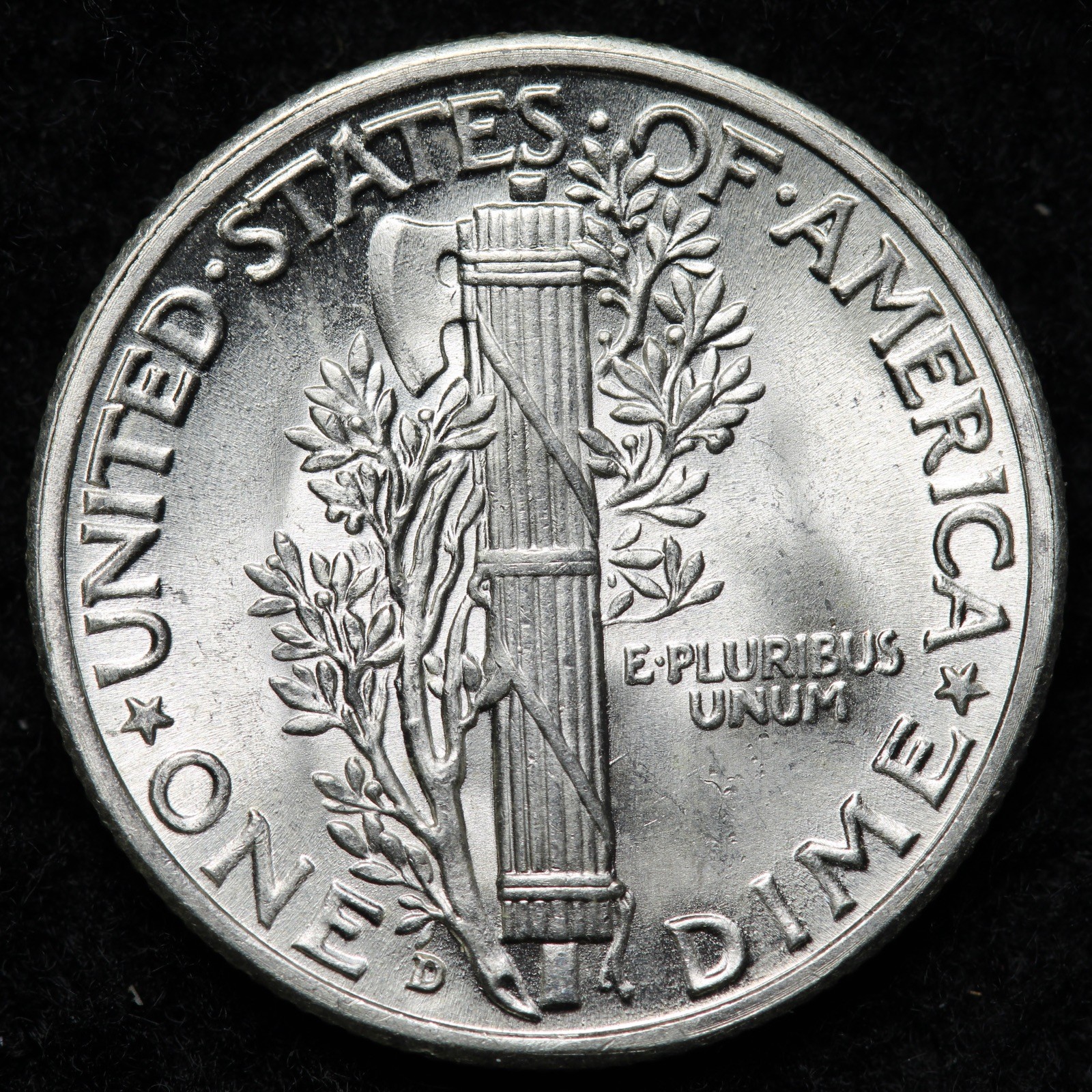1944-D Mercury Silver Dime GEM BU *UNCIRCULATED* MS E293 WSKCM