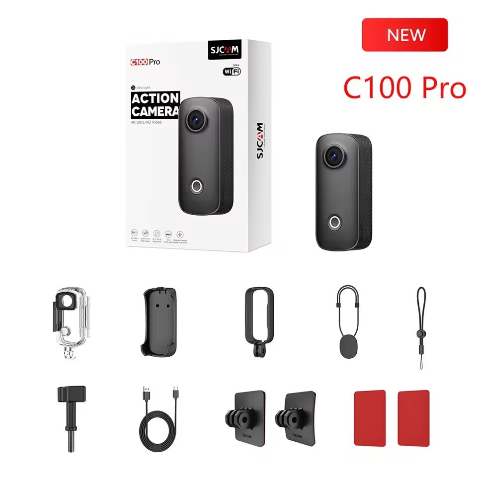 SJCAM C100Pro Mini Pocket Action Camera Tiny 4K POV Video Recording Sport Camera