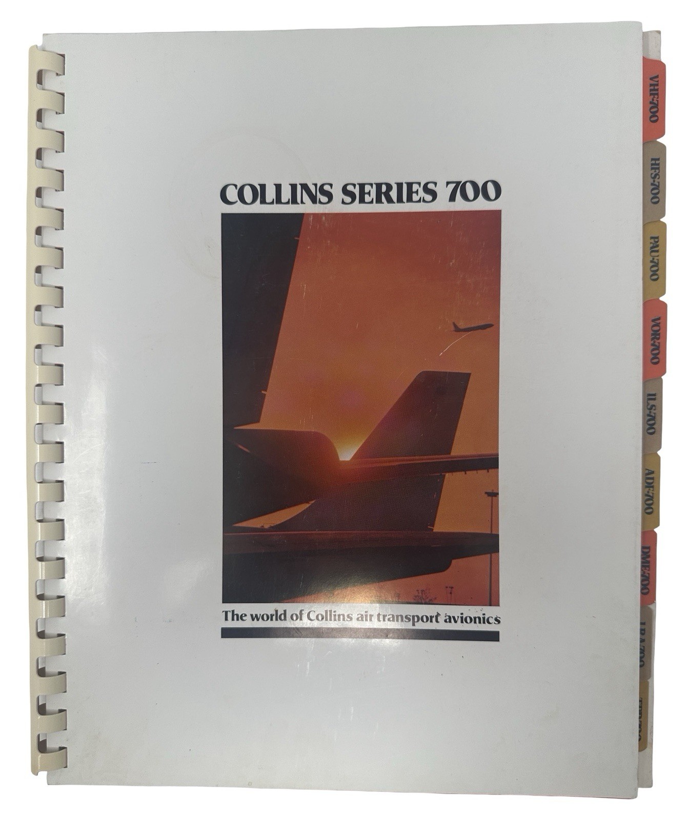 Collins Series 700 Avionics Binder 1980 VHF DME ILS ARINC Manual