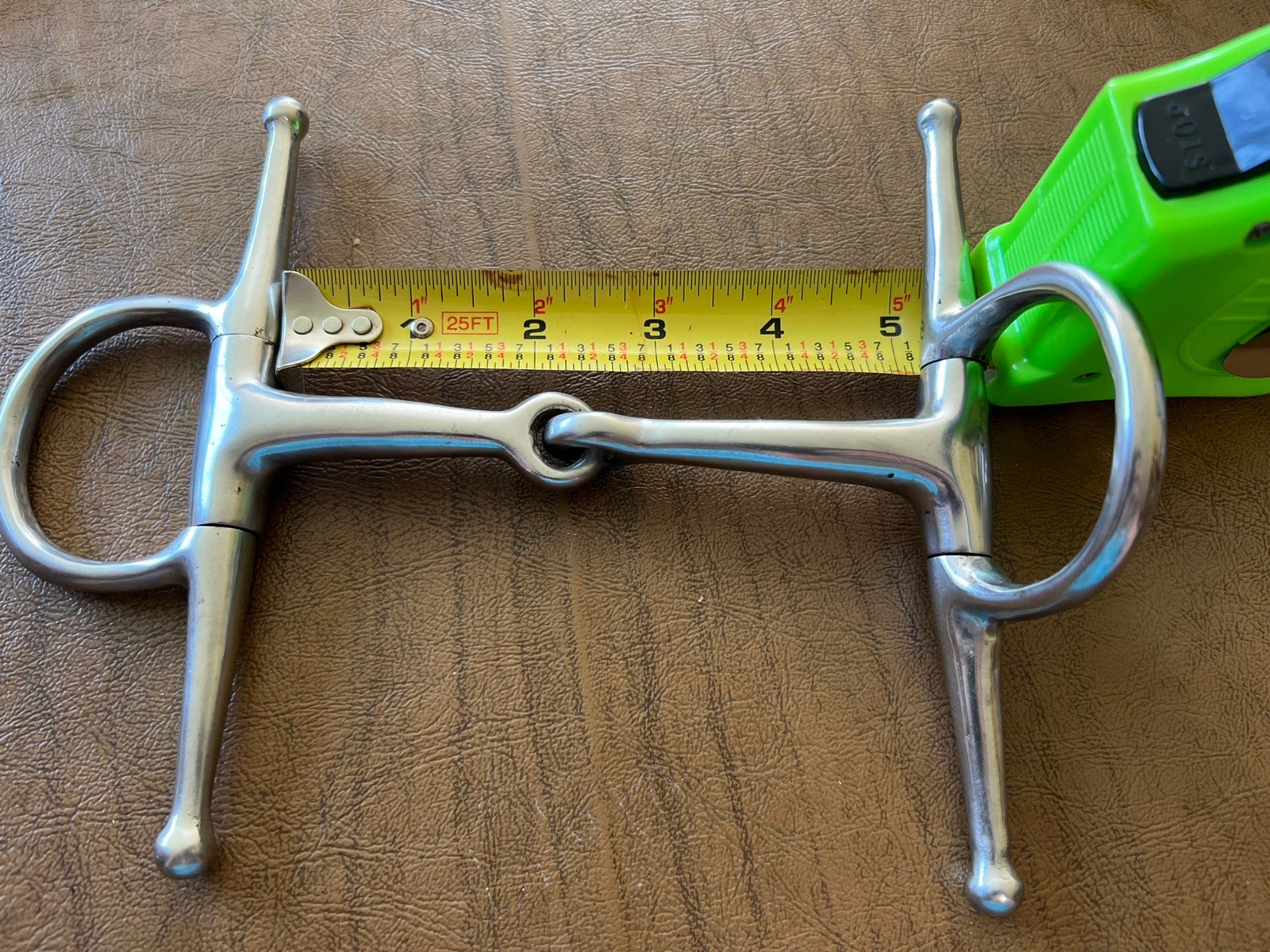 5" Full Cheek Snaffle Stainless Steel