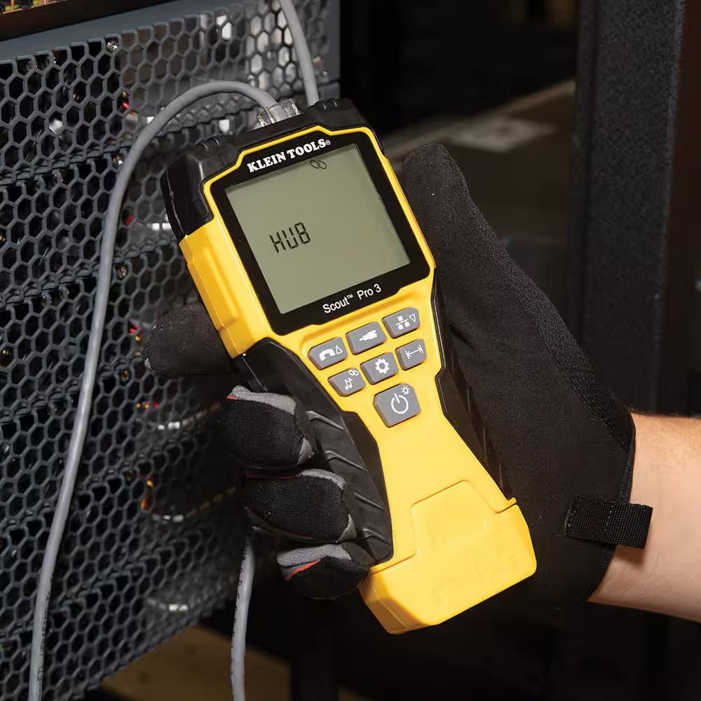 Ethernet Cable Tester Kit with Scout Pro 3 Tester, (Data/Voice/Video), 5 Remotes
