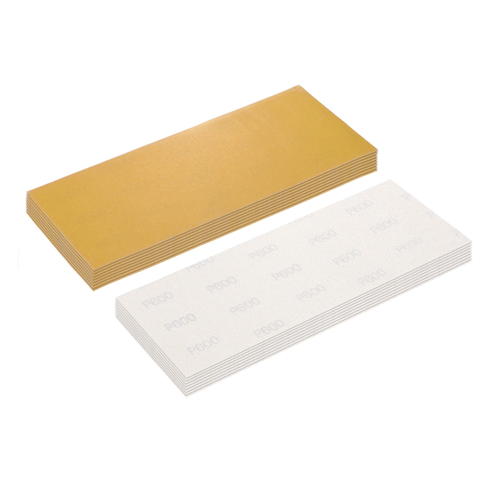16pcs Sand Papers - [4.5 x 11 Inch x 600 Grits] Alumina Sandpaper Sheets Gold