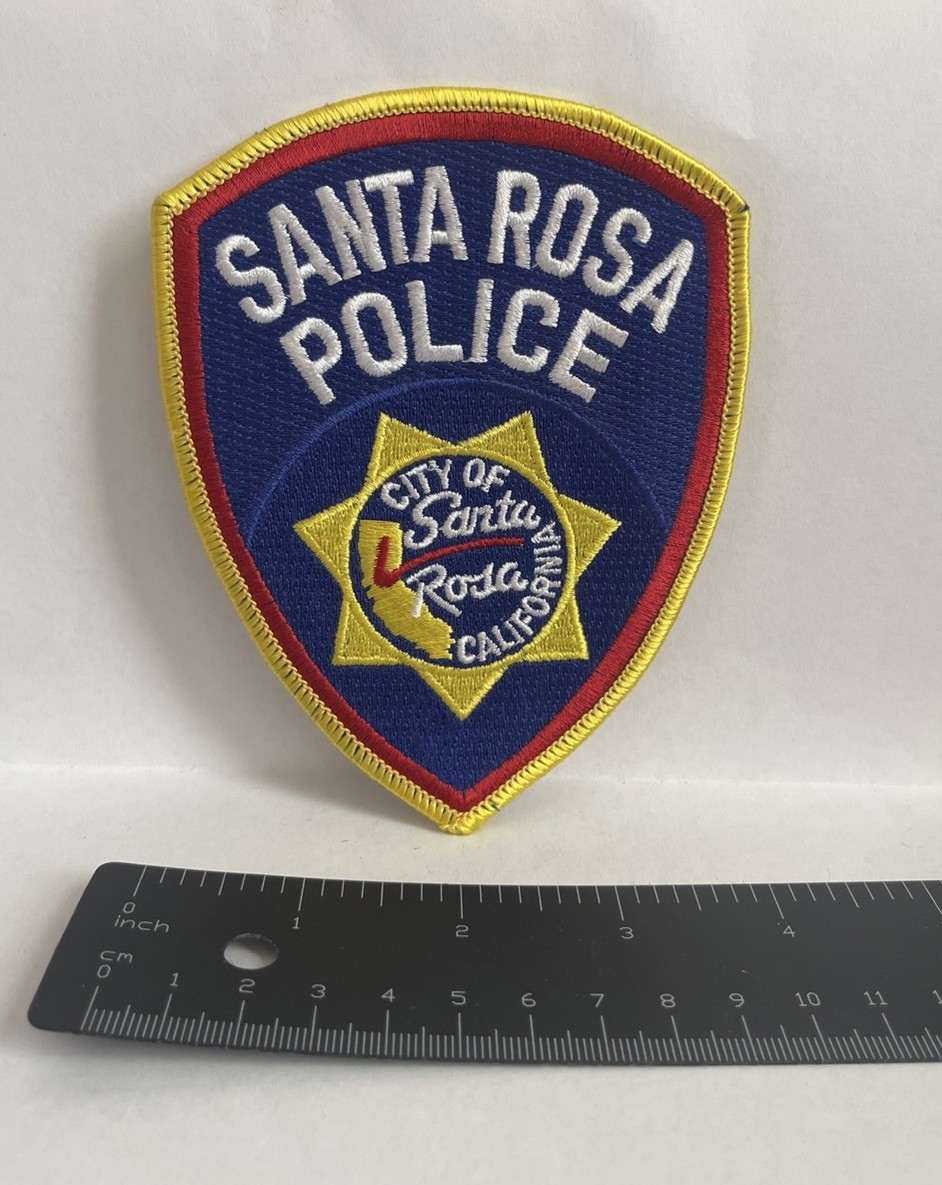 NEW Santa Rosa Police (California) - Shoulder Patch - new from the 1980's