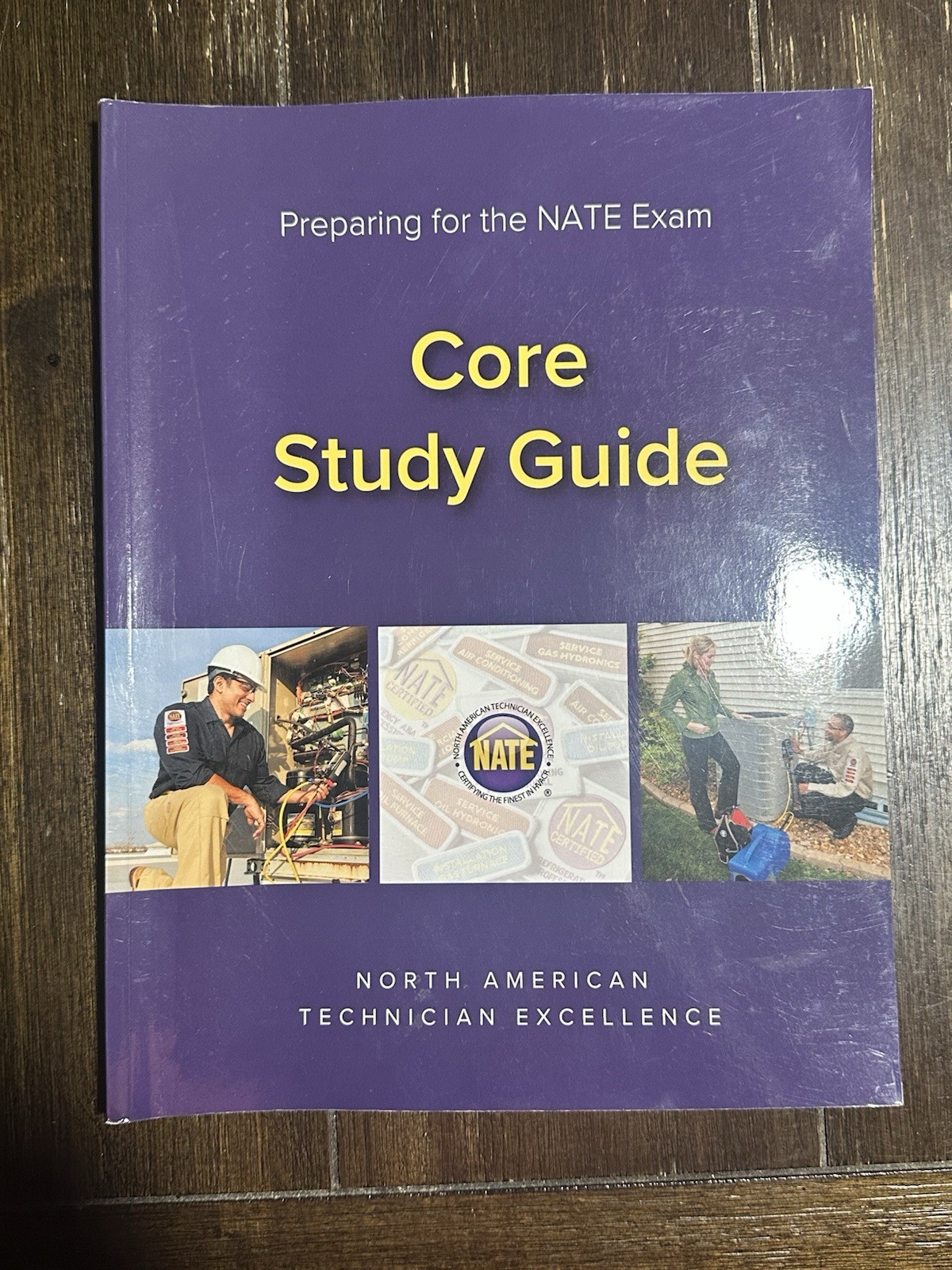 NATE HVAC Study Guide Bundle Core + Heat Pump Exam Prep Books Marked