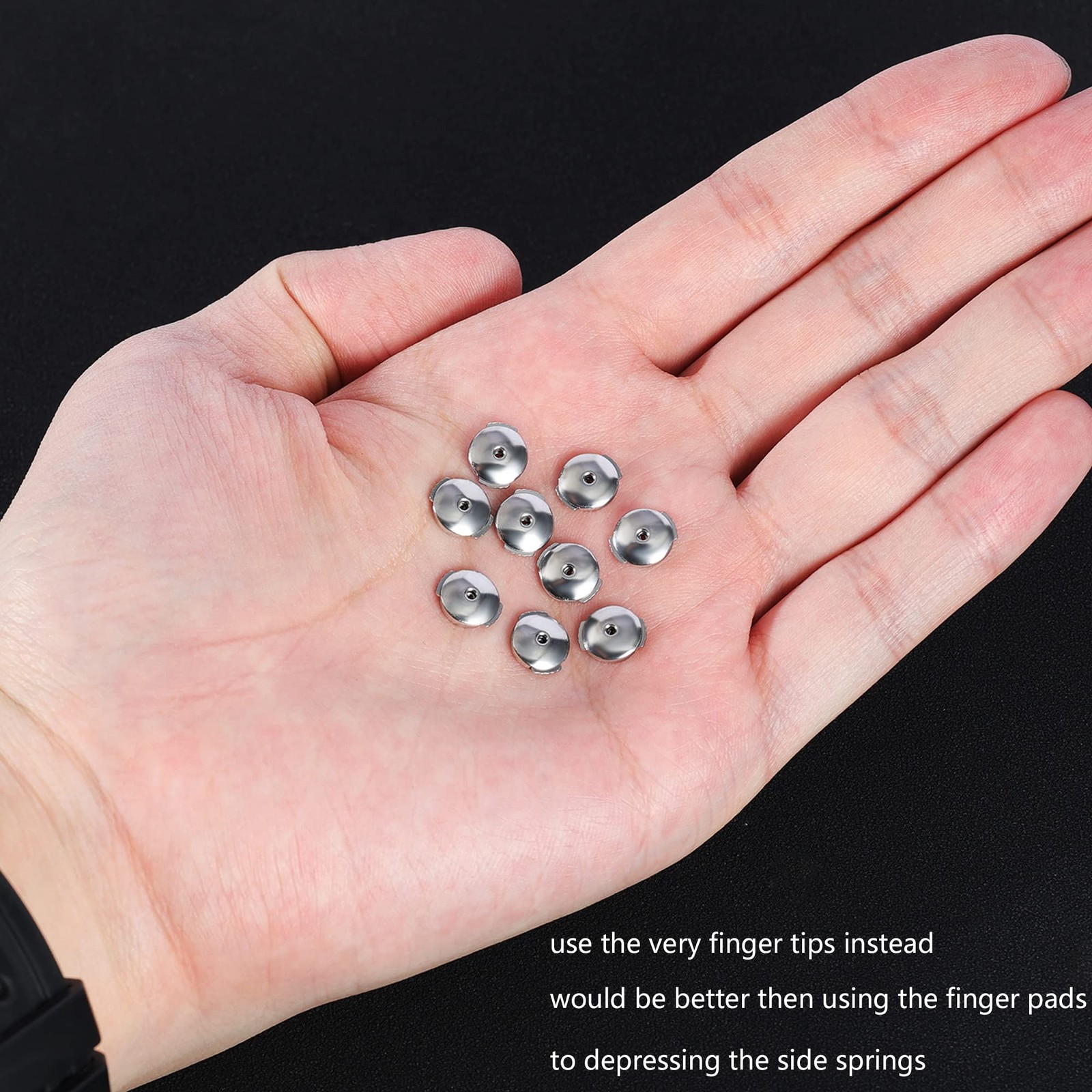 Stainless Steel Locking Earring Backs for Studs Locking Earring Backs Replacemen