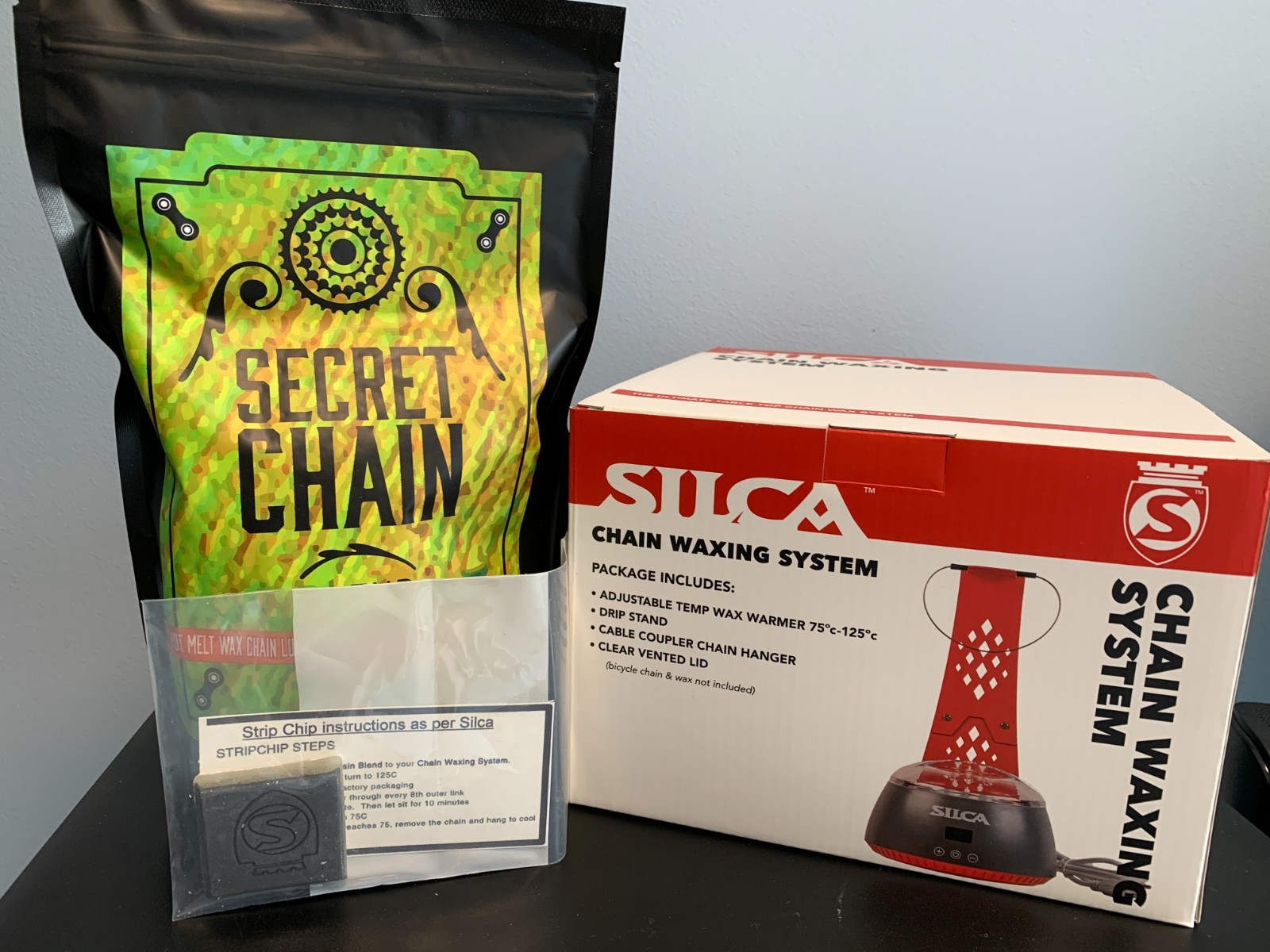 Silca Chain Waxing Station w/ Wax & Strip Chip