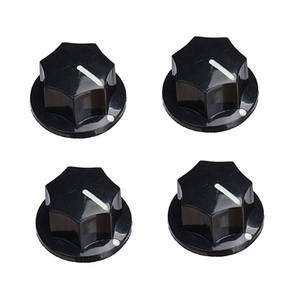 4 Control Knob Caps Guitar Effect Pedal Replacement Part