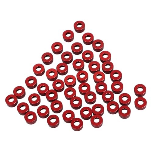 66pcs Engine Bolt Topper Cap Cover Aluminum For Harley Evolution,Twin Cam Red
