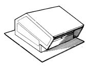 Broan 634M Black Steel Roof Cap For 6" Round Ducting With Backdraft Damper
