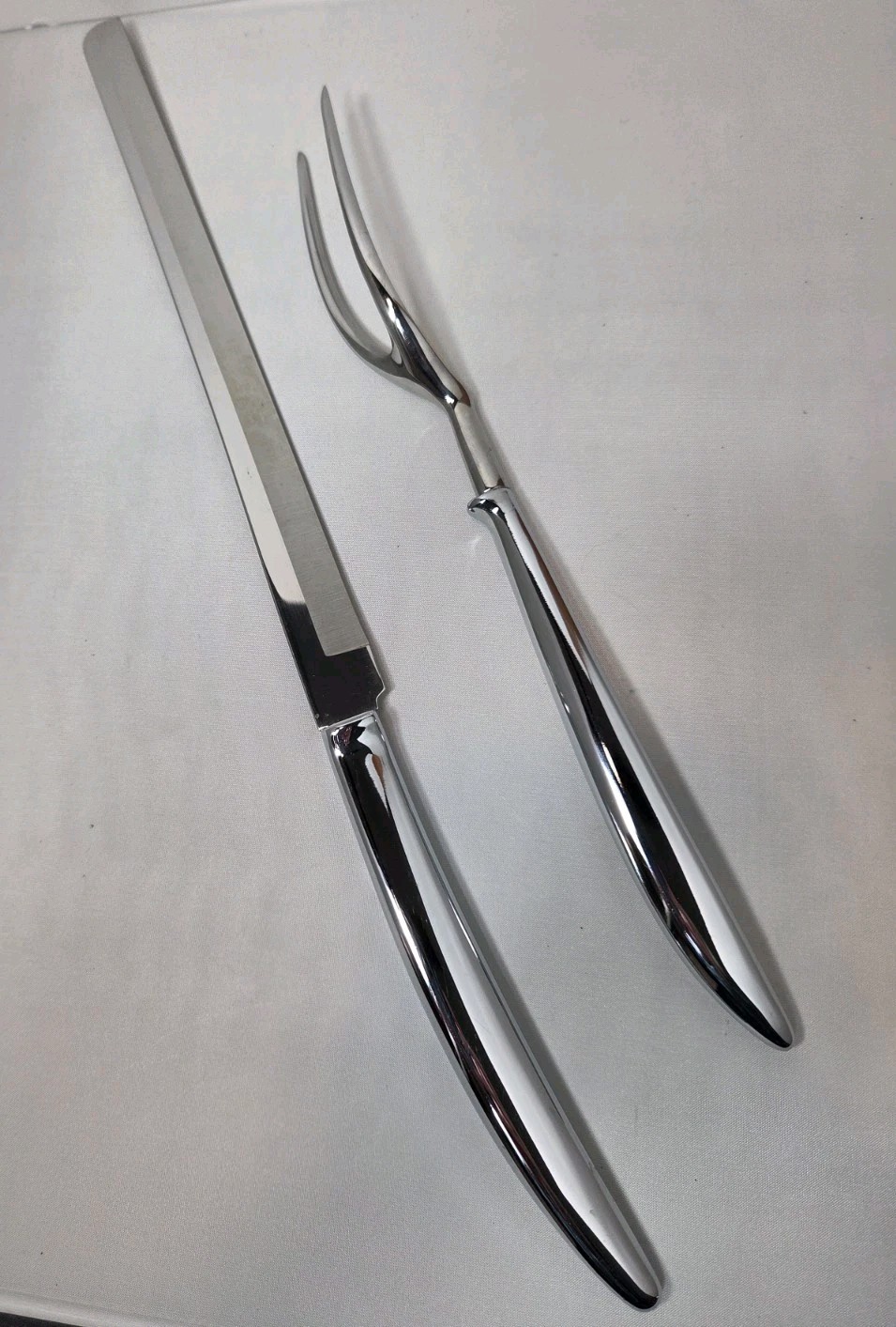 Chas. D. Briddel Inc. Steelsmiths Carvel Hall MCM Wall Hanging Carving Set