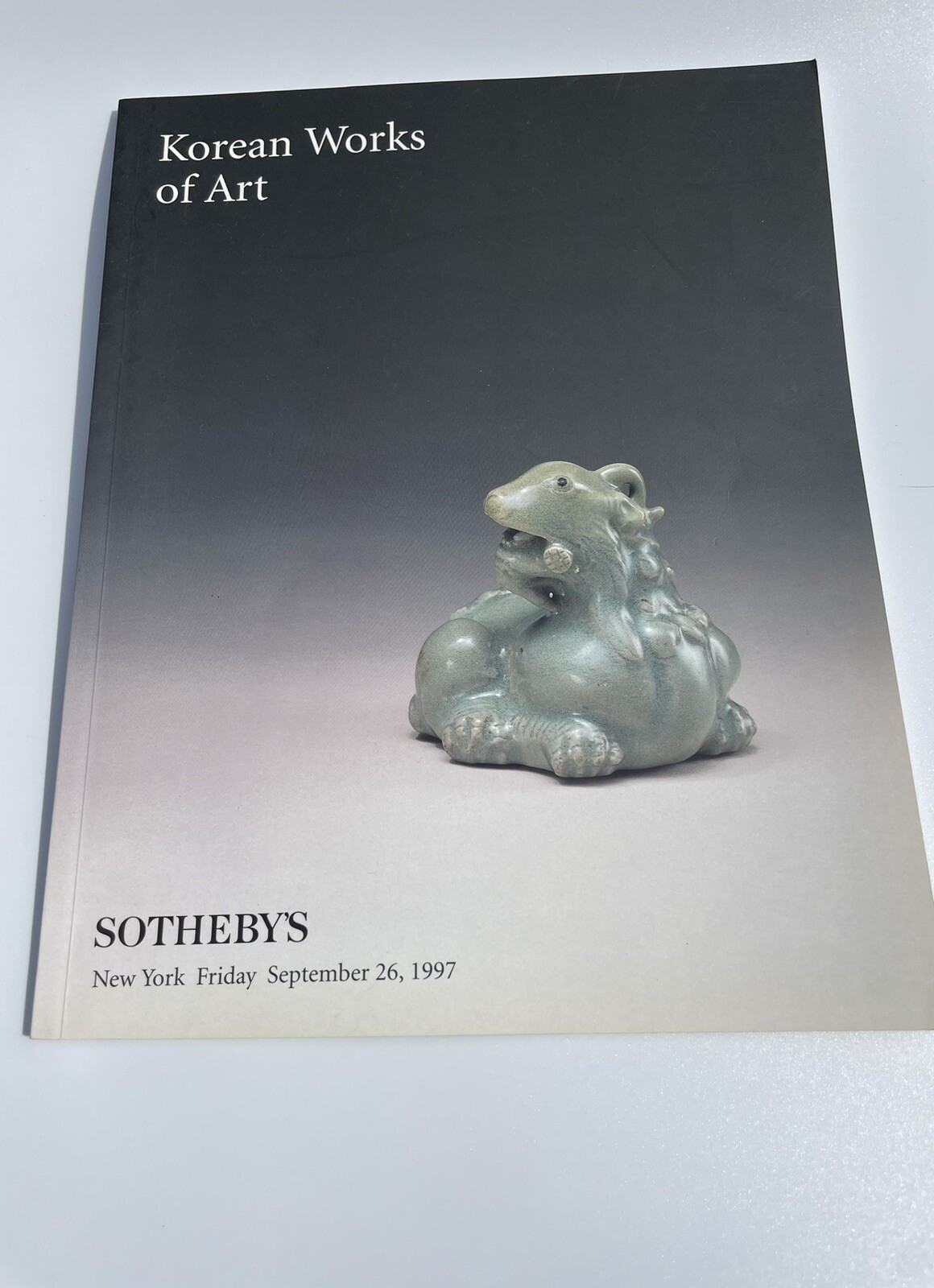 Sotheby's Korean Works of Art Auction Catalog NY 1997 Sale  #7021