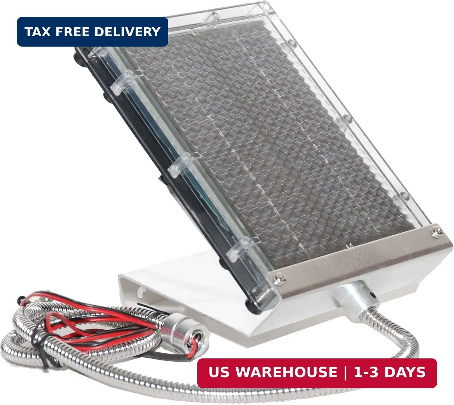 ForEverlast Solar Panel, Deer Feeder Battery Charger, For Outdoor Use With Mount