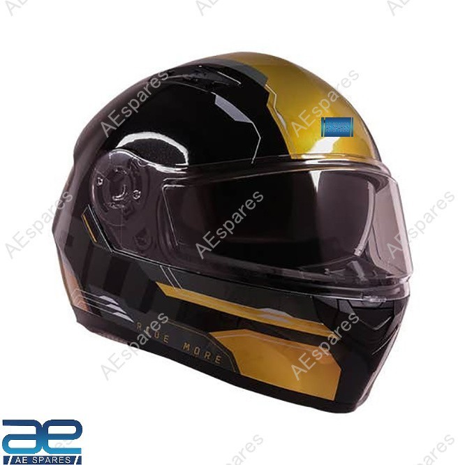 Lightwing Ride Full Face Helmet Black For Royal Enfield Rider AEs
