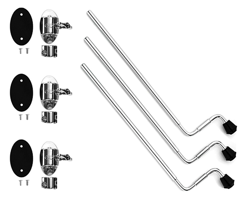 DW DRSPFLT3CR2 Floor Tom 3 Leg and Mount/Bracket Kit (new 2012 style)