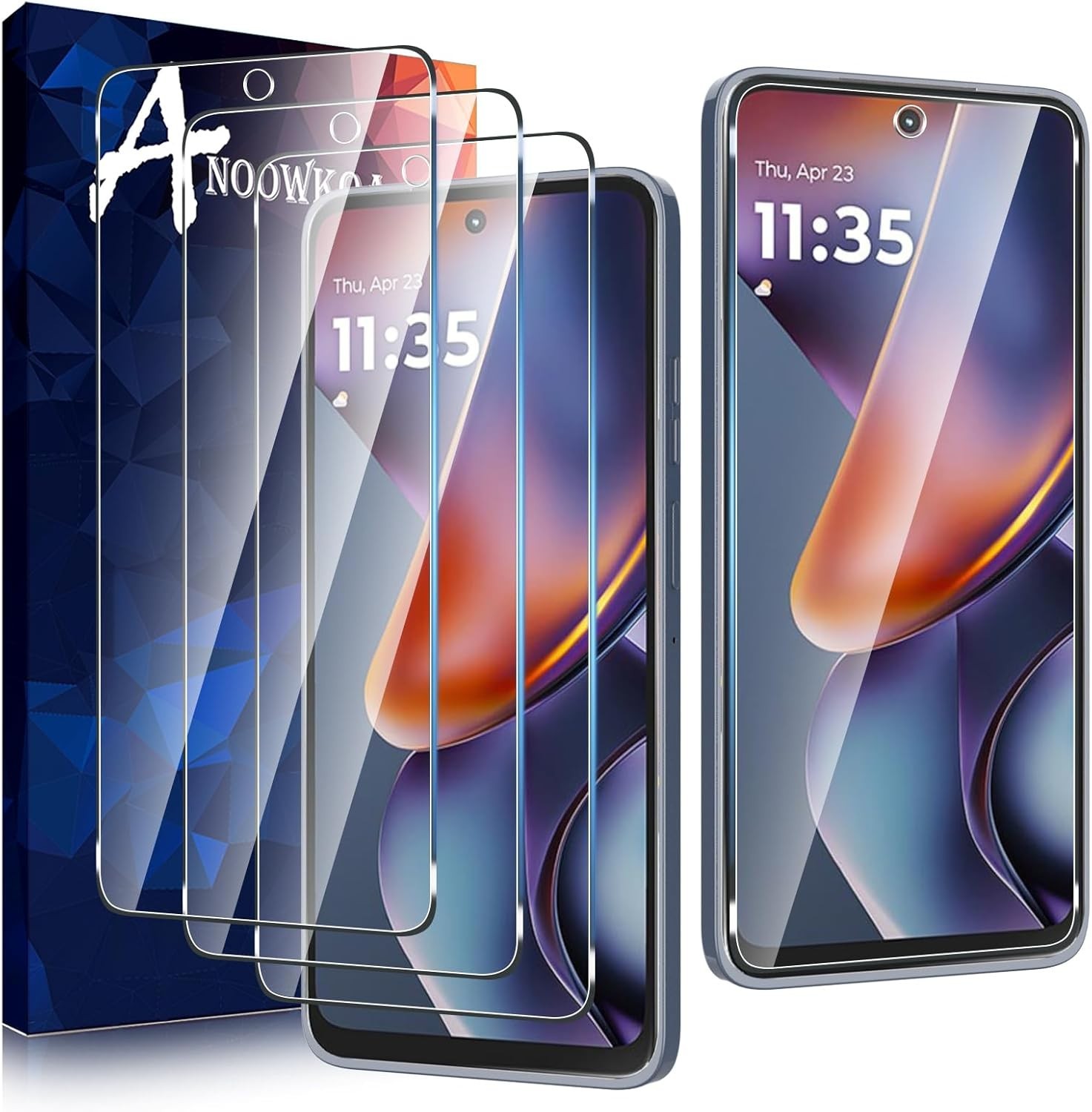 Moto G 5G 2025 Screen Protector 3-Pack - Scratch Resistant and Easy Installation