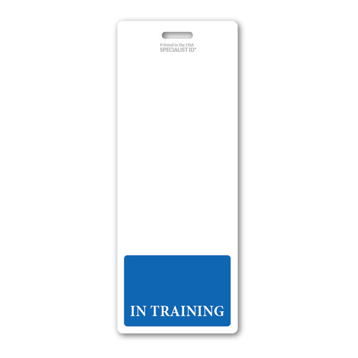 5 Pack - In Training Badge Buddy Oversized Vertical Extra Long ID Card Backer