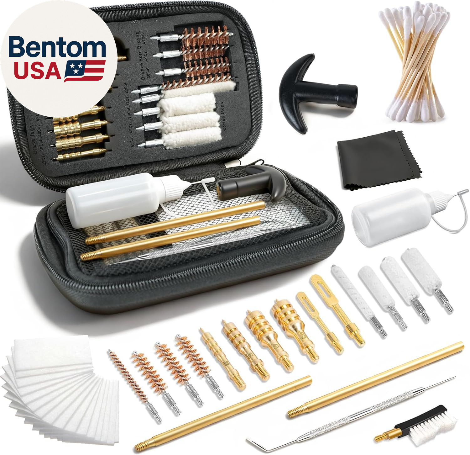 Gun Cleaning Kit Universal Handgun Cleaning Kit 25 in 1 Pistol Cleaning Kit for